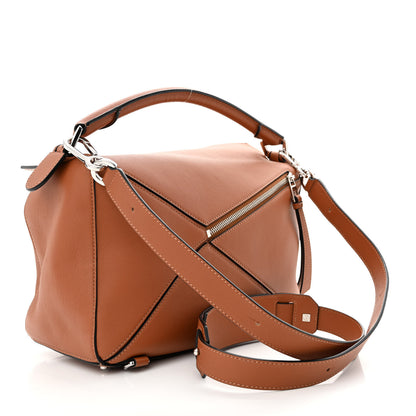 Loewe Calfskin Medium Puzzle Bag Tan 3 of 10