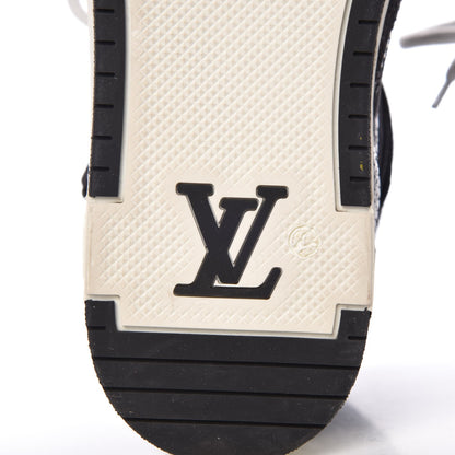 Louis Vuitton Python Nylon Calfskin Slipstream Sneaker Boot 6 Anthracite 6 of 8
