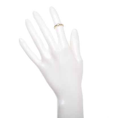 Tiffany 18K Yellow Gold Diamond Twist Solitaire Ring 46 3.75 2 of 5