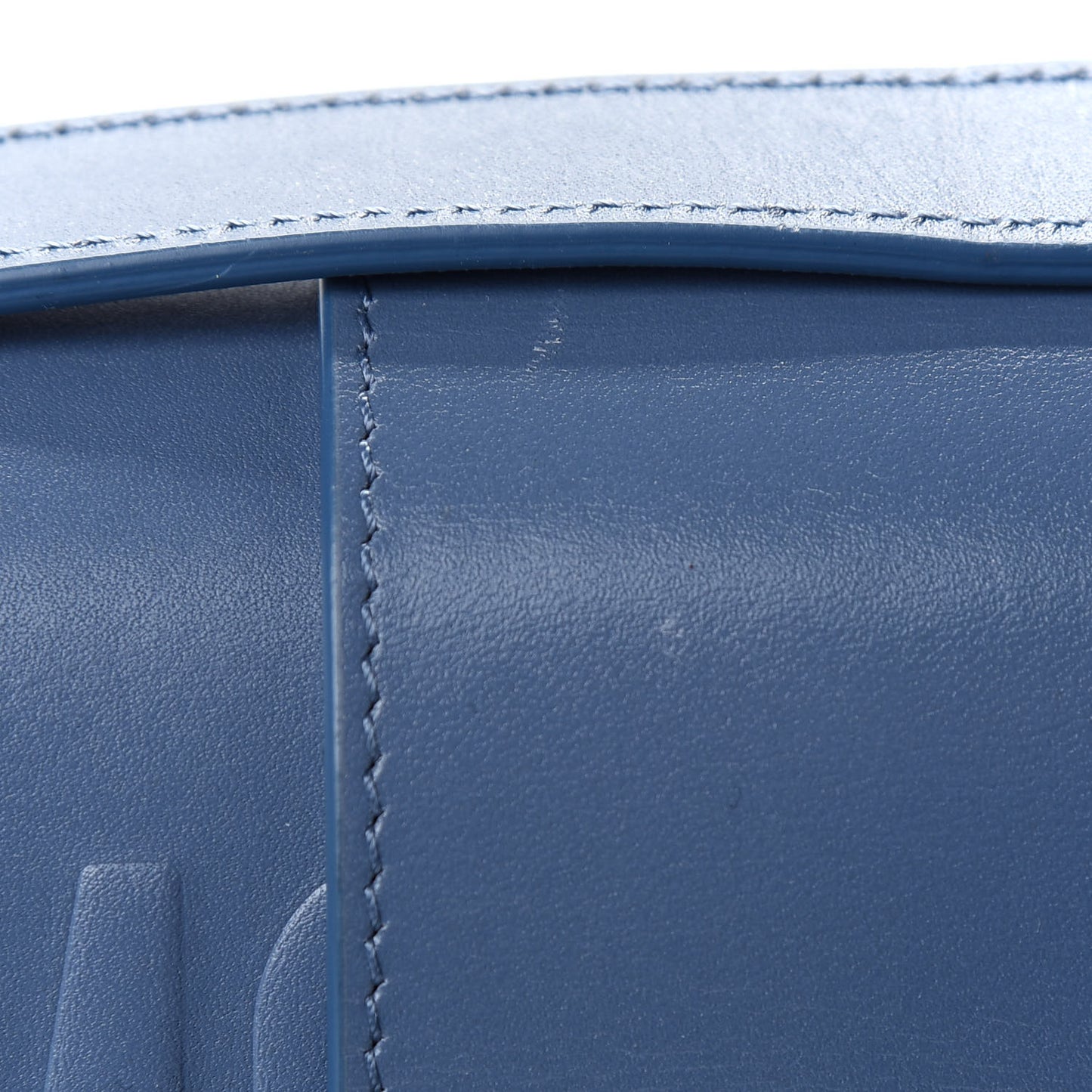 Smooth Calfskin 30 Montaigne Flap Bag Blue