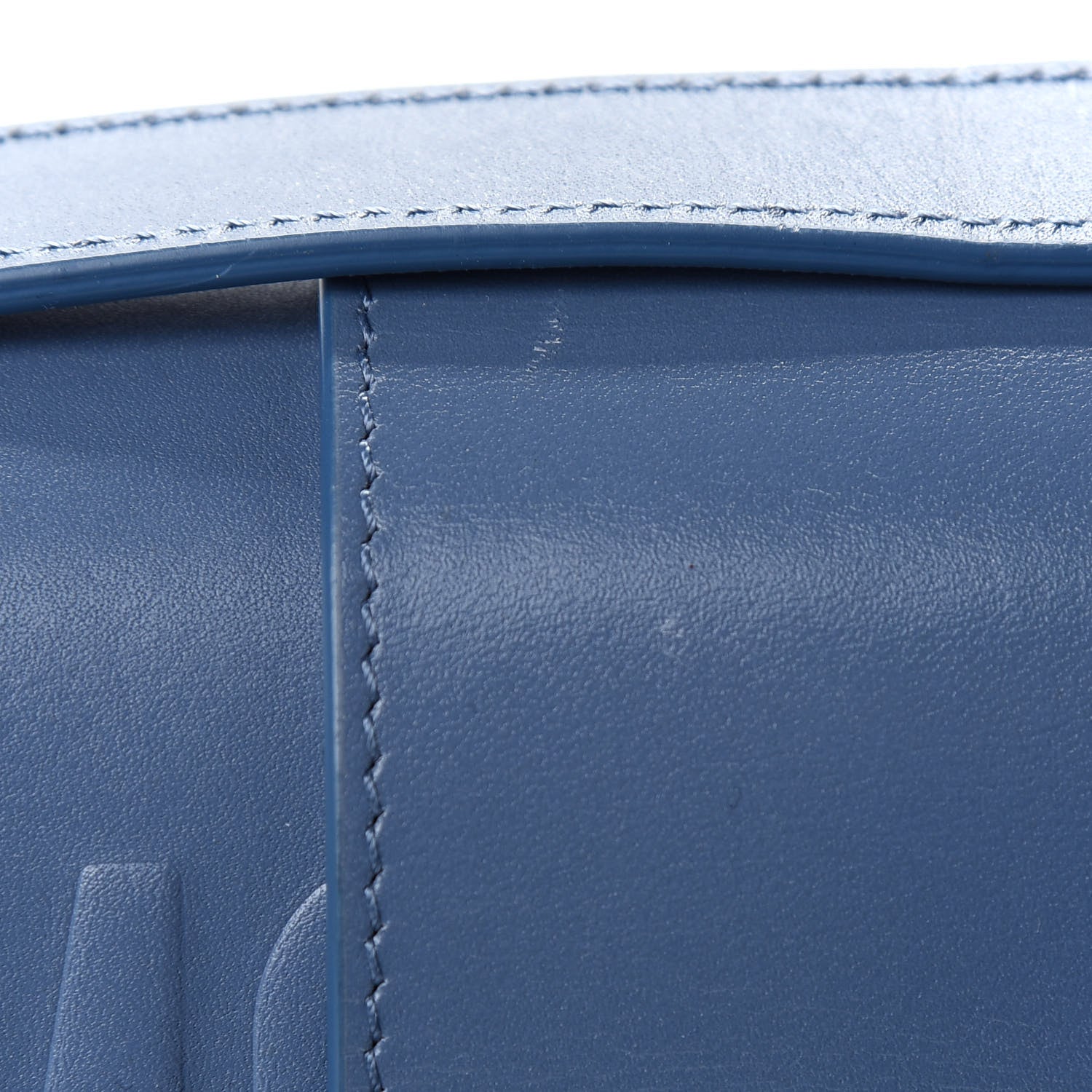 Christian Dior Smooth Calfskin 30 Montaigne Flap Bag Blue 9 of 9