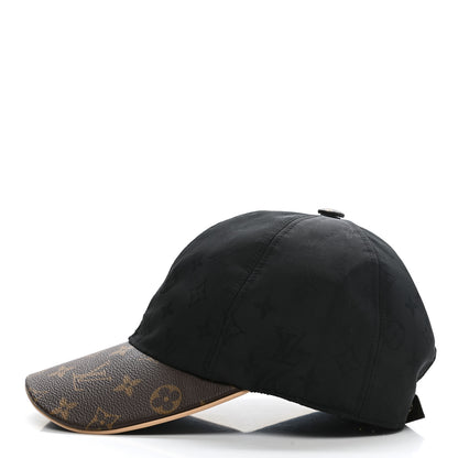 Louis Vuitton Polyester Silk Monogram LV Get Ready Cap M Black 4 of 8