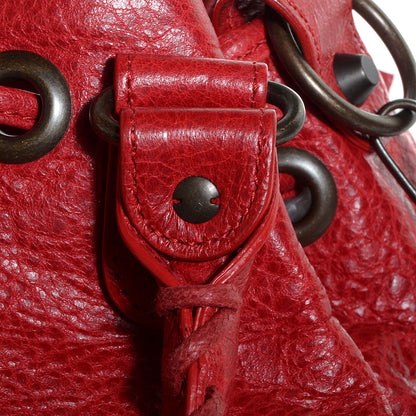 Balenciaga Agneau Classic Hardware Mini Pompon Coquelicot 4 of 11