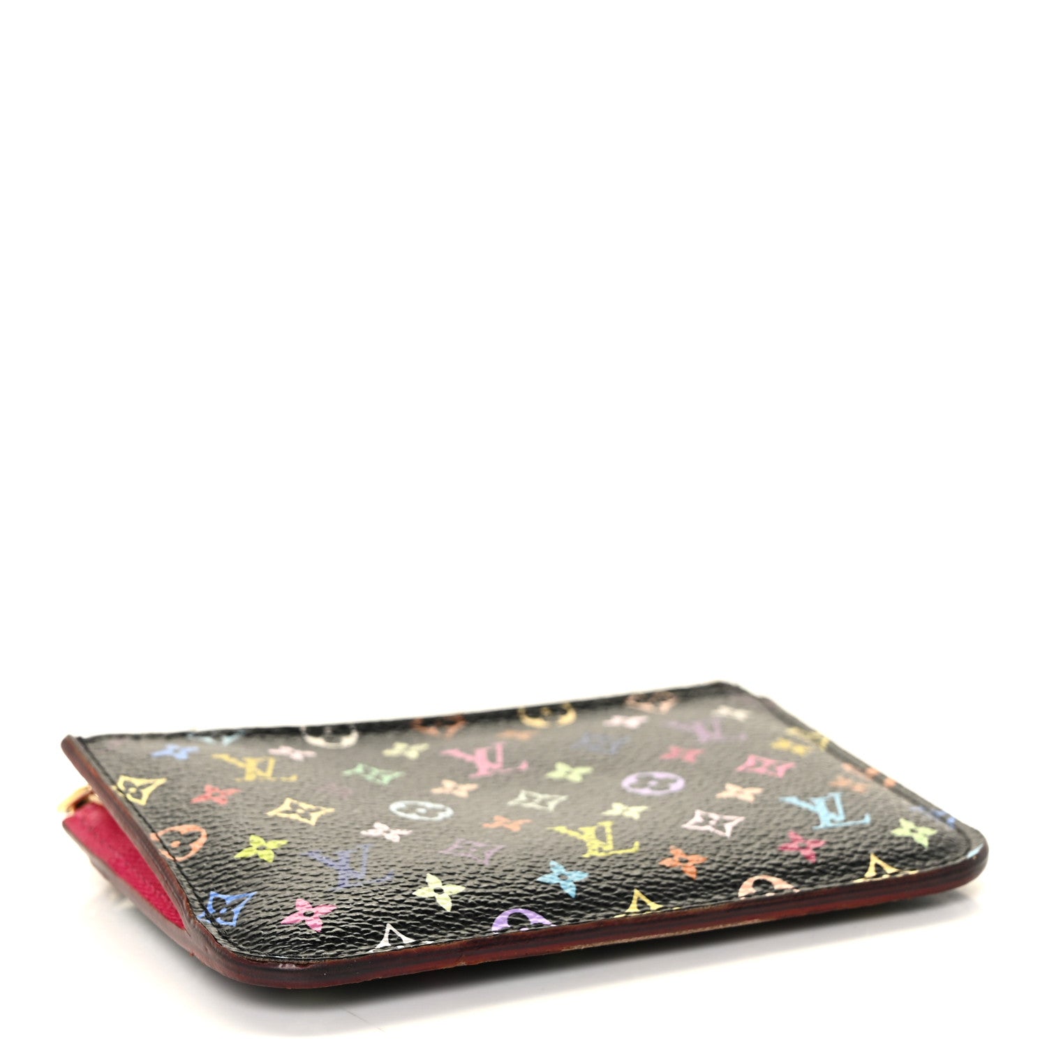 Louis Vuitton Monogram Multicolor Key Pouch Black Grenade 4 of 9