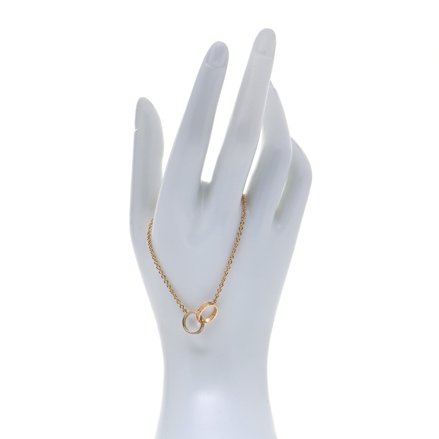 Cartier 18K Yellow Gold Interlocking LOVE Bracelet 2 of 6