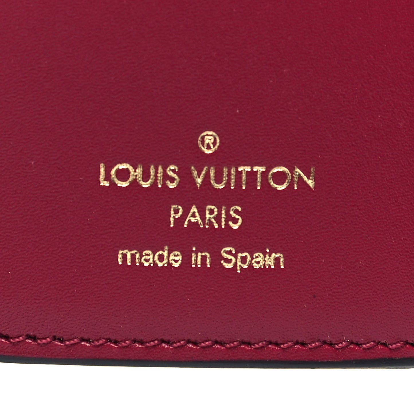 Monogram Micro Wallet Fuchsia