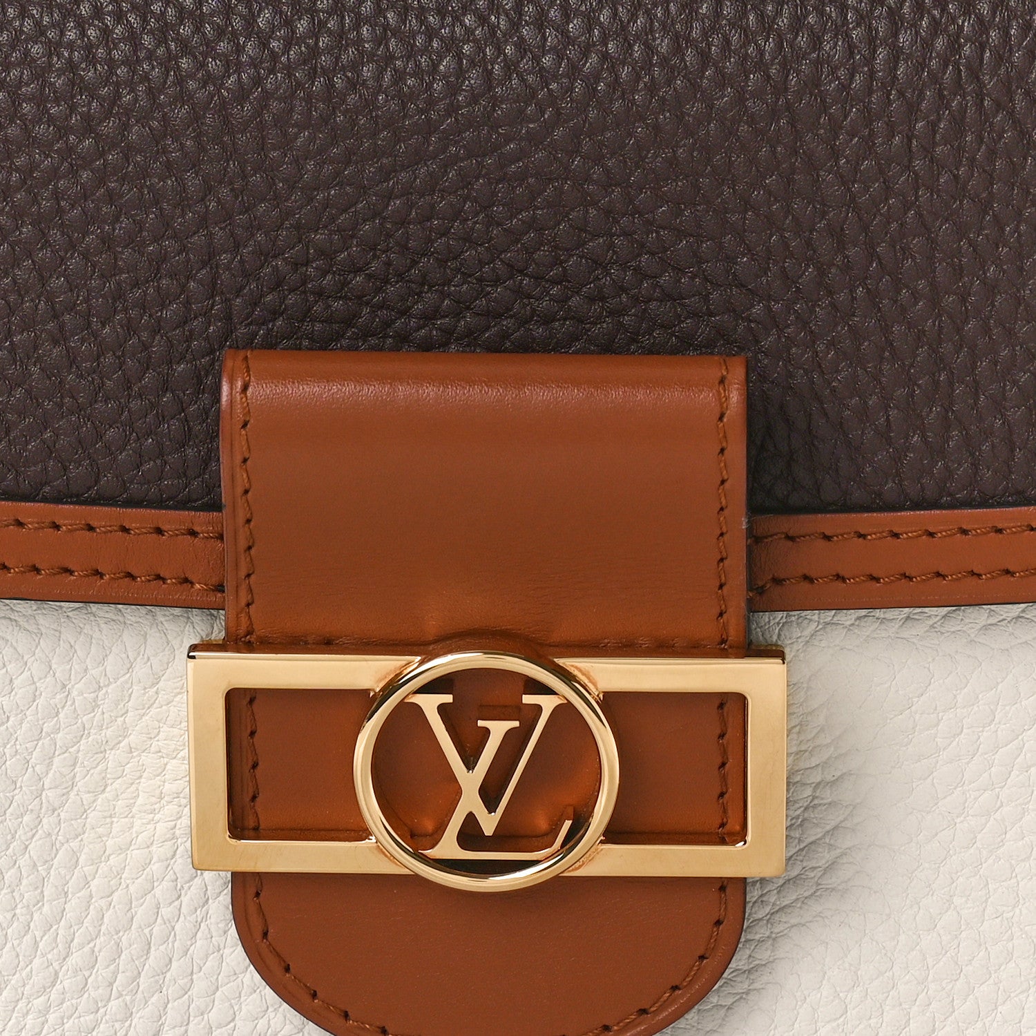 Louis Vuitton Taurillon Mini Dauphine Blackberry Snow 7 of 9