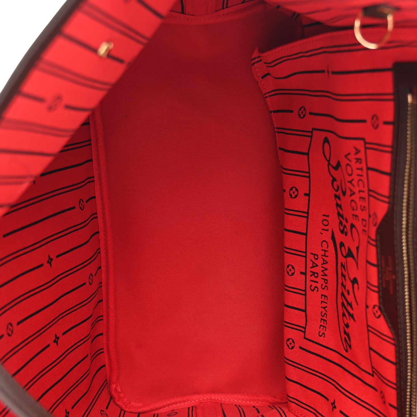 LOUIS VUITTON Damier Ebene Neverfull MM