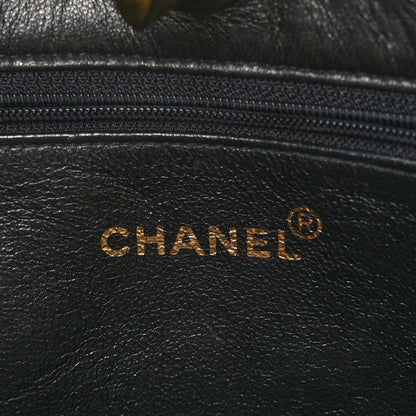 Chanel Lambskin Quilted CC Shoulder Bag Black 6 of 10