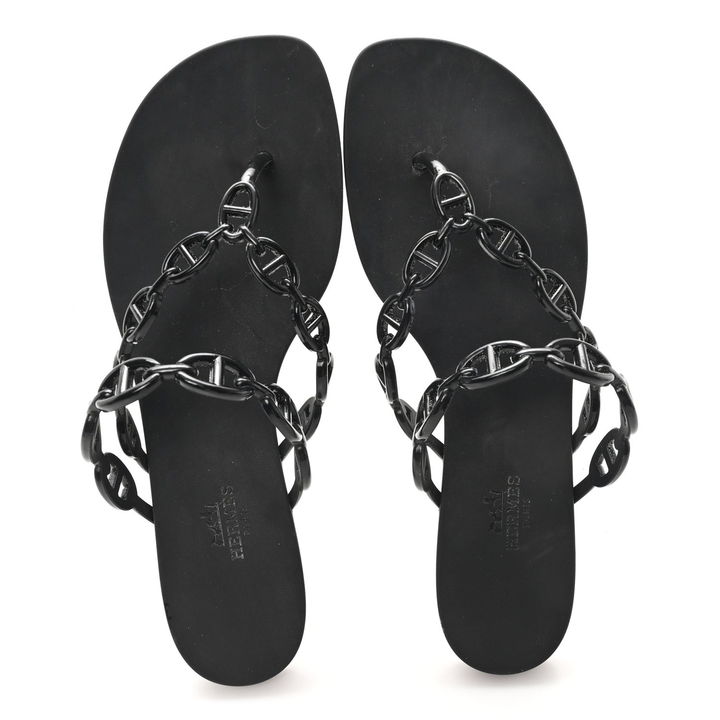 Rubber Womens Island Sandals 39 Black