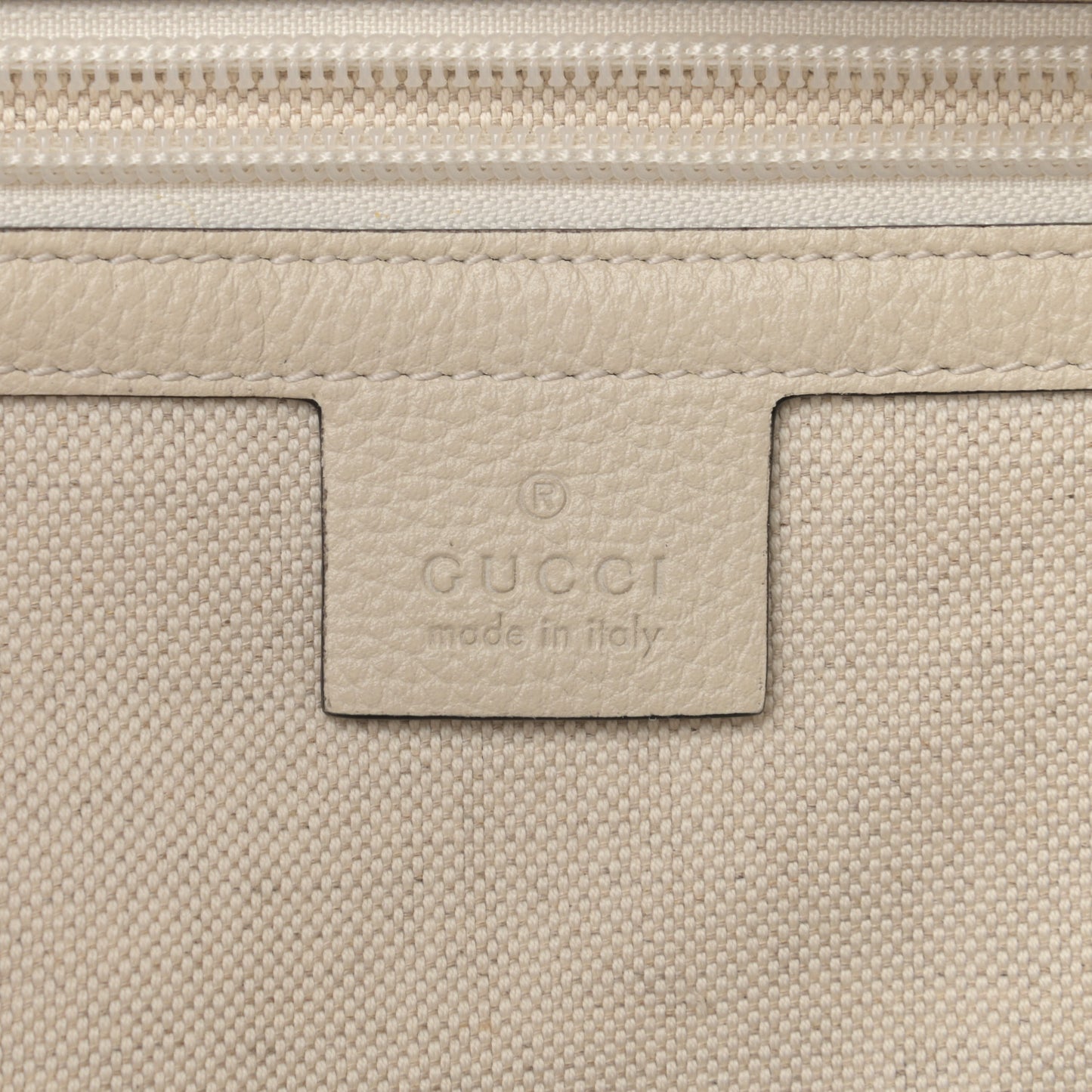 Calfskin Logo Day Backpack Mystic White