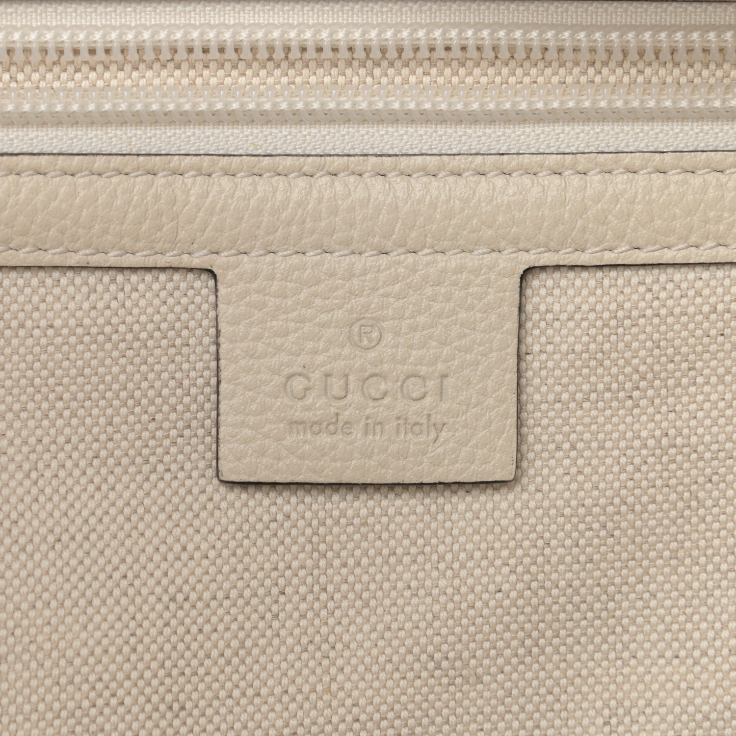 Gucci Calfskin Logo Day Backpack Mystic White 6 of 11