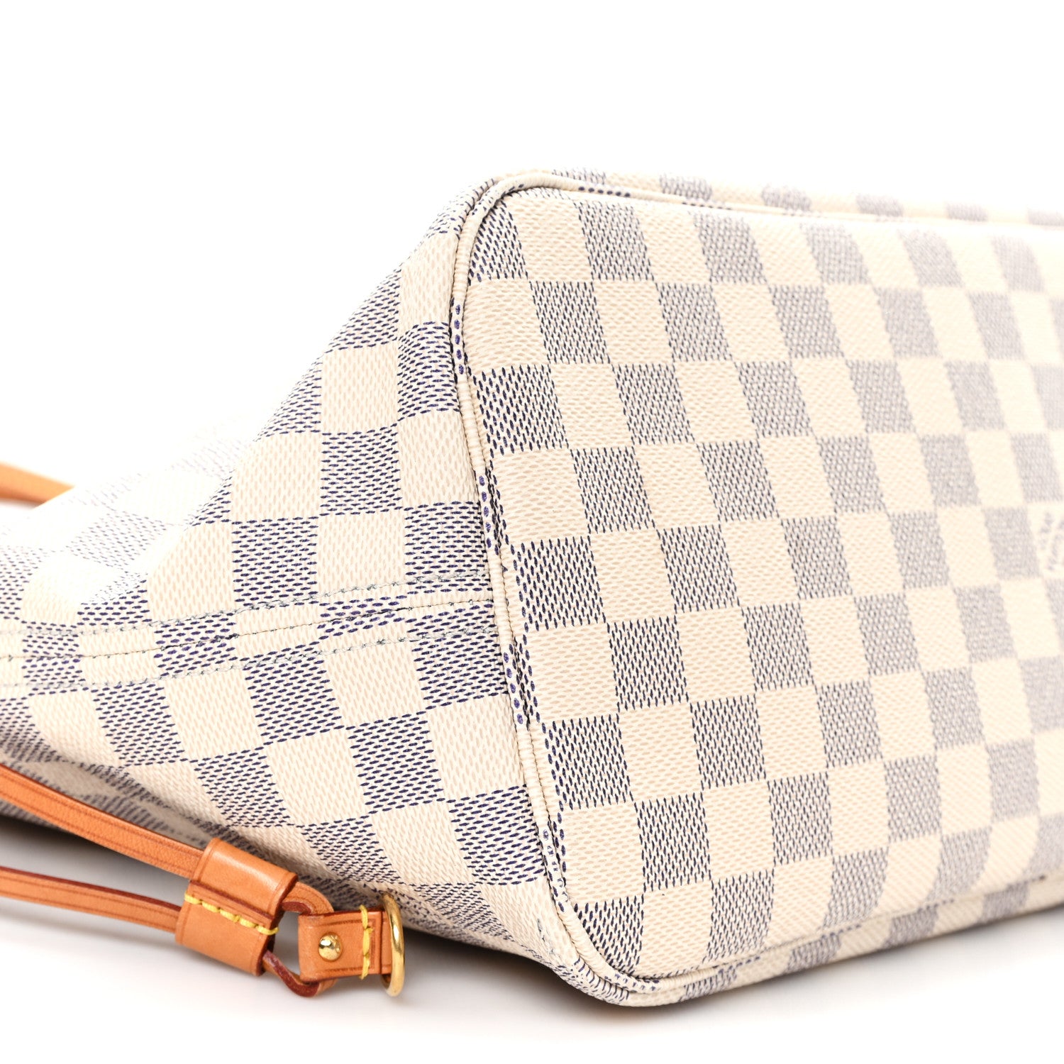 Louis Vuitton Damier Azur Neo Neverfull MM Rose Ballerine 10 of 12