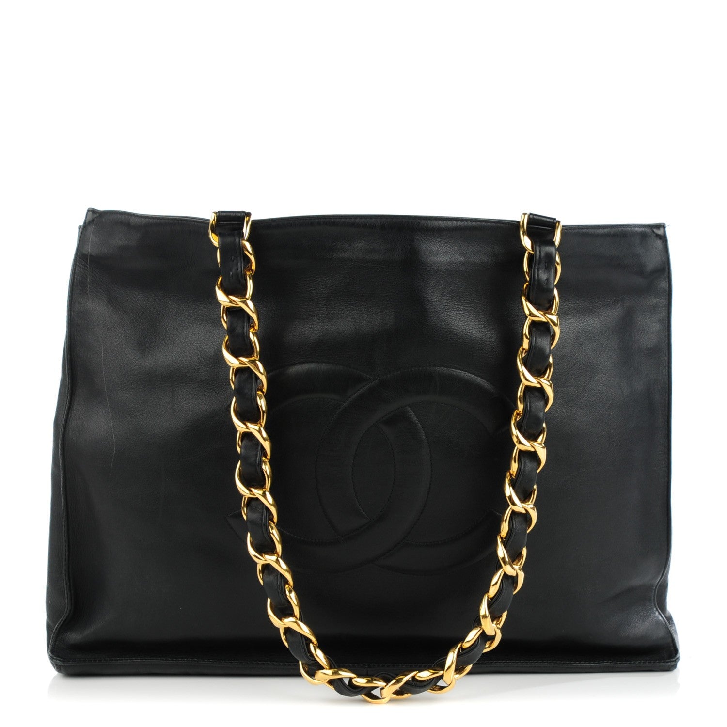 Chanel Lambskin Jumbo Shoulder Bag Black 1 of 8