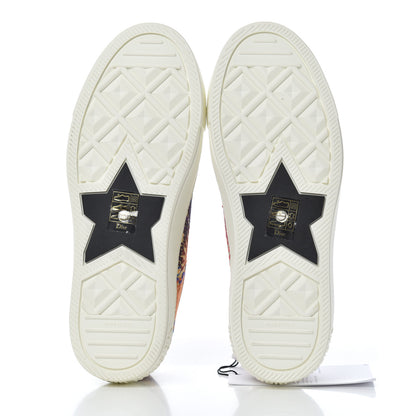 Christian Dior Canvas Embroidered Womens Walk'N'Dior Low Top Sneakers 37.5 Multicolor 5 of 8
