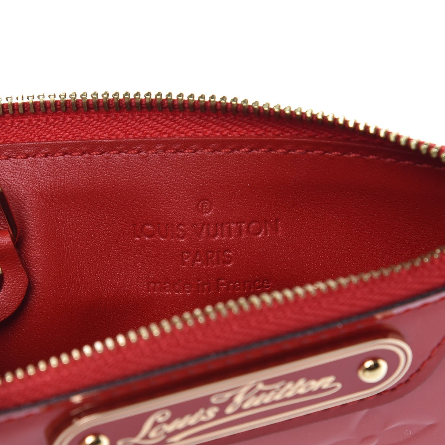 Louis Vuitton Vernis Key Pouch Cherry 6 of 7