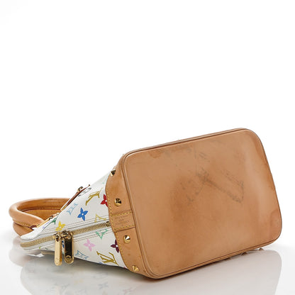 Louis Vuitton Monogram Multicolor Alma White 4 of 10