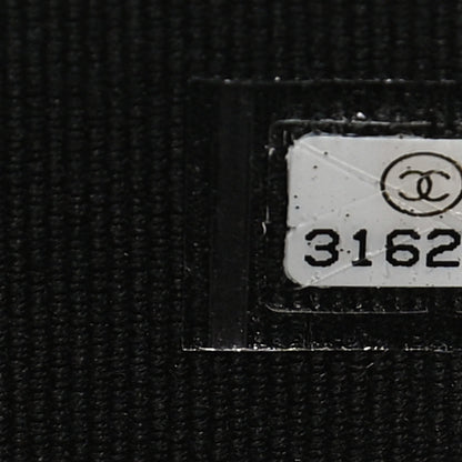 Chanel Calfskin Quilted Maxi Pearls Card Holder Flap With Chain Black 8 of 11