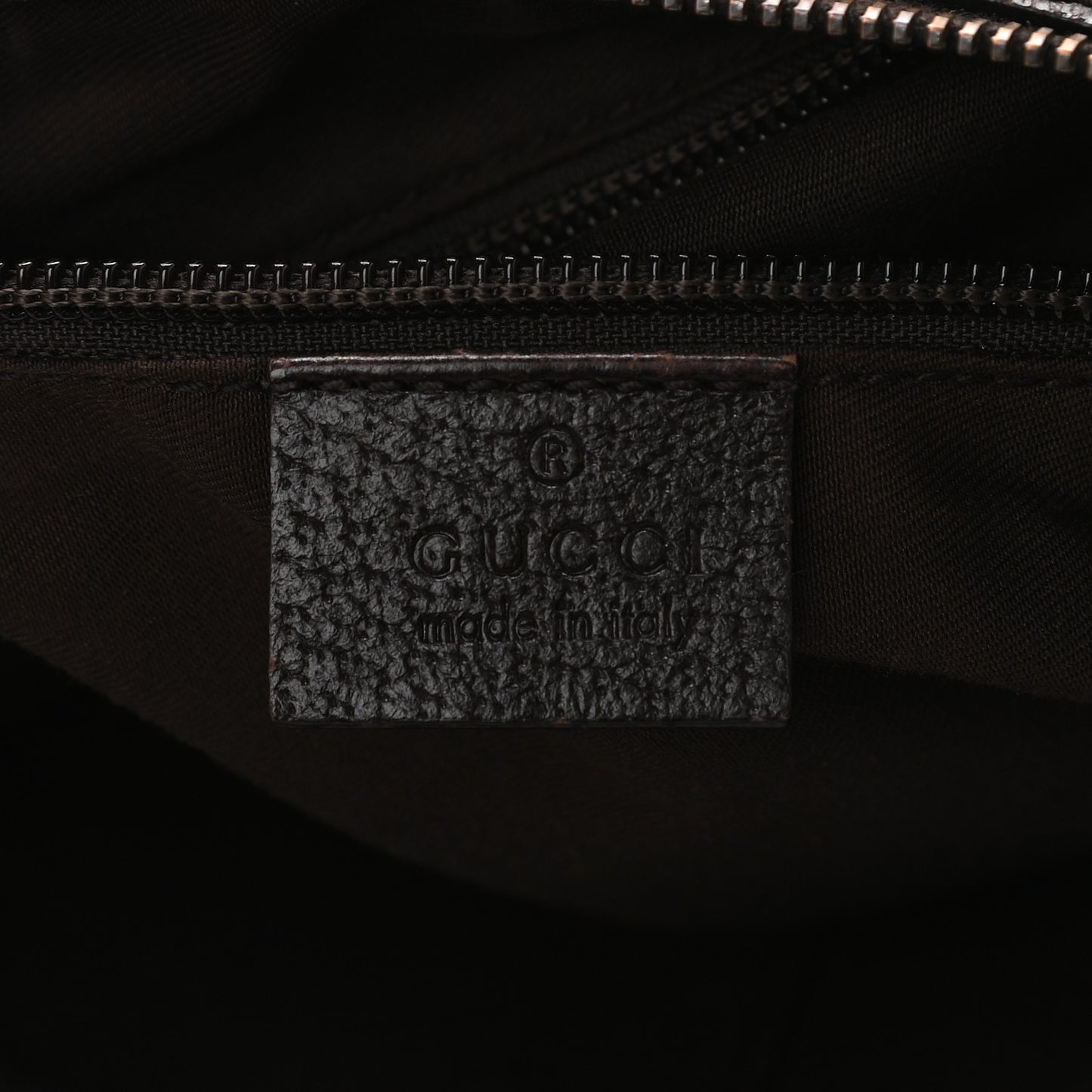 Monogram Medium Half Moon Hobo Dark Brown