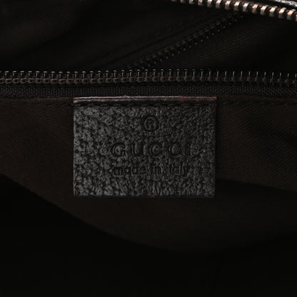 Gucci Monogram Medium Half Moon Hobo Dark Brown 7 of 13