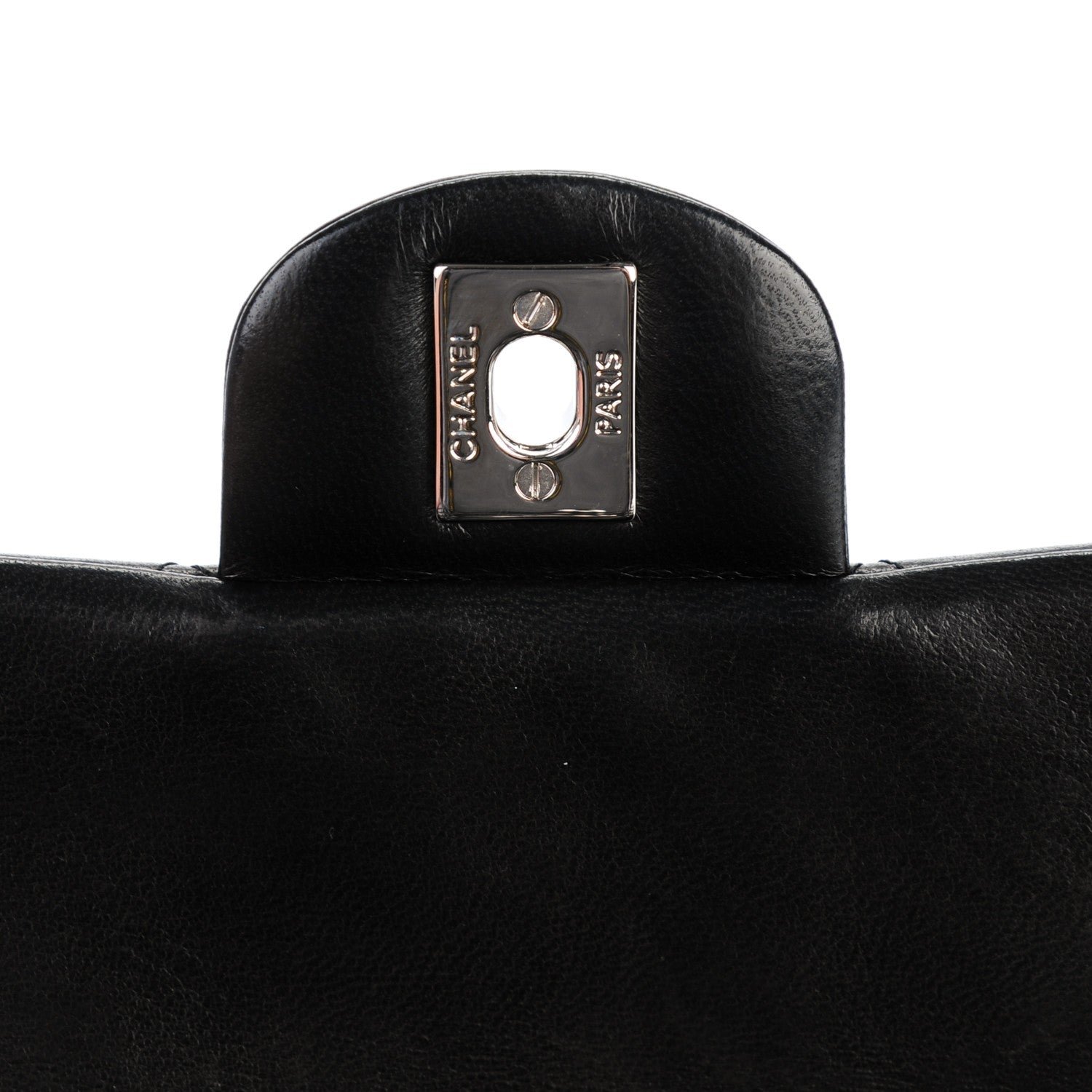 Chanel Lambskin Quilted East West Flap Black 6 of 8