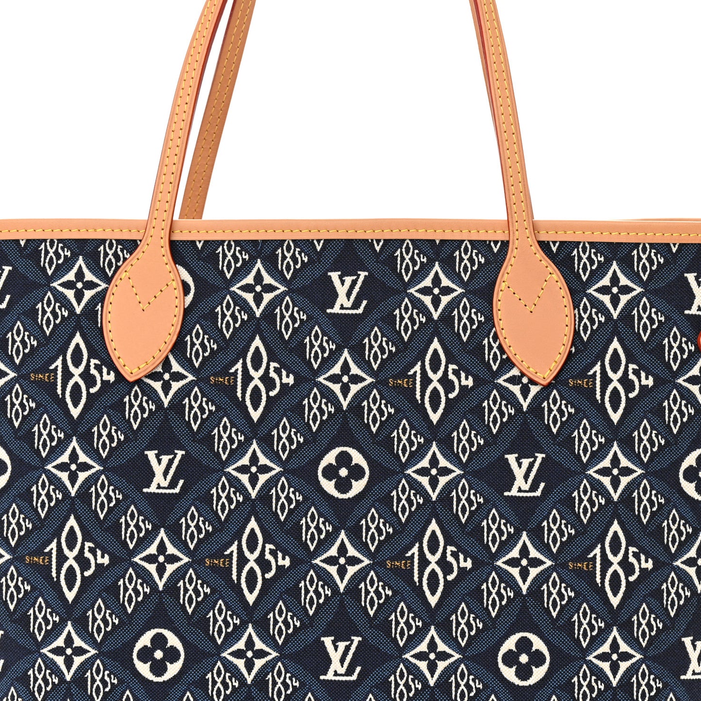 Jacquard Since 1854 Neverfull MM Blue