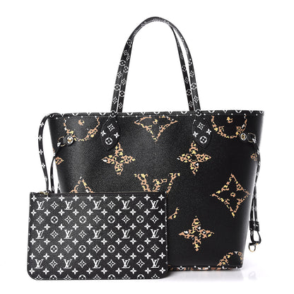 Louis Vuitton Monogram Giant Jungle Neverfull MM Black 1 of 11