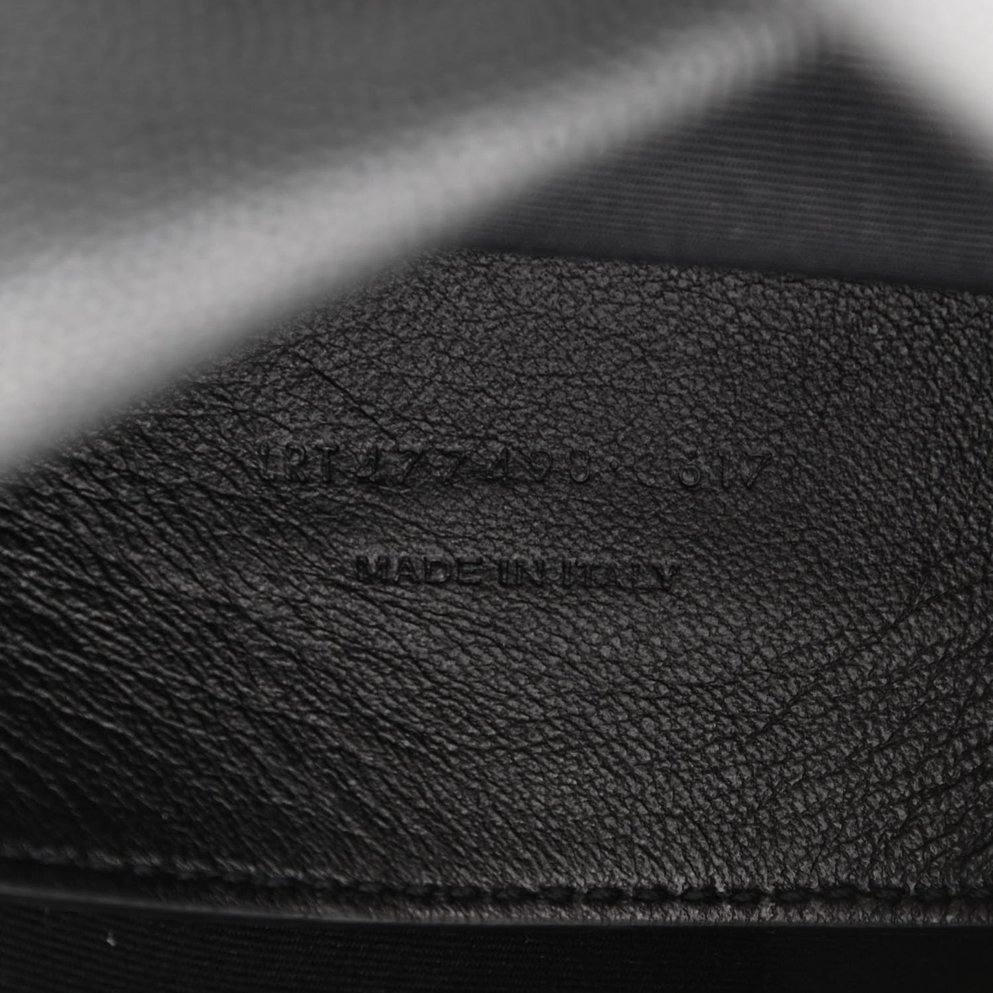 Grain De Poudre Small West Hollywood Monogram Fold-Over Bag Black