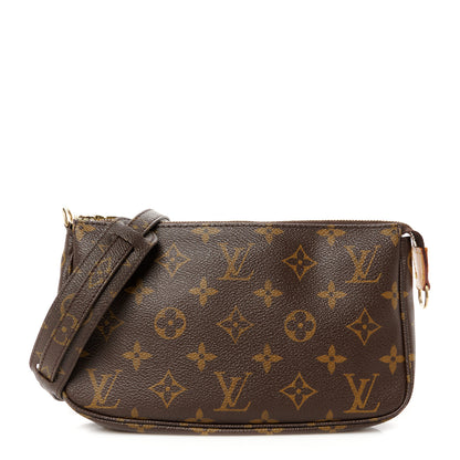 Louis Vuitton Monogram Accessories Pochette Long Strap 1 of 10