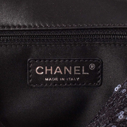 Chanel Sequin Lambskin Medium Moonlight on Water Flap Black 7 of 11