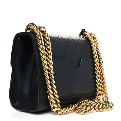 Gucci Guccissima Small Padlock Shoulder Bag Black 3 of 11