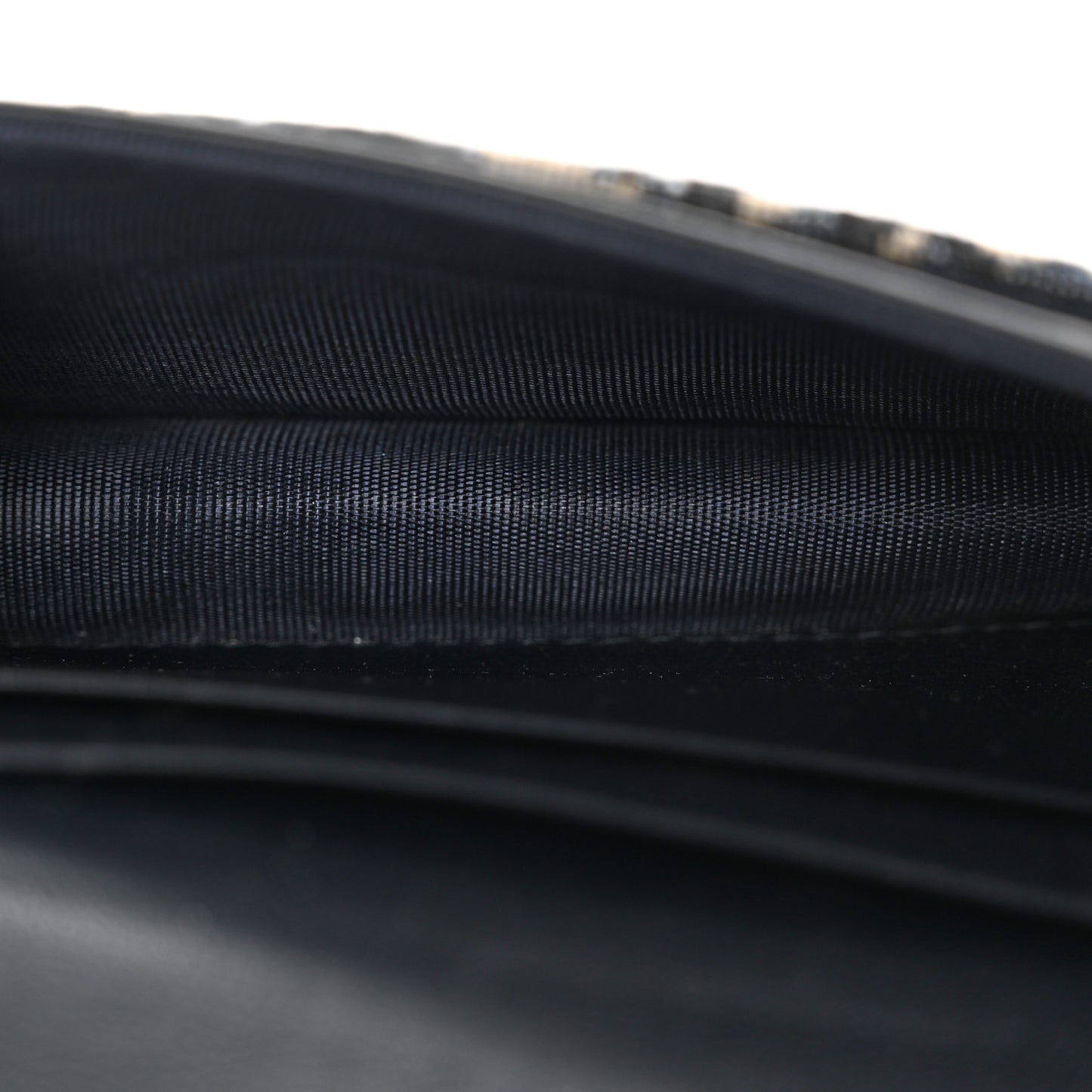 Oblique Saddle Card Holder Blue