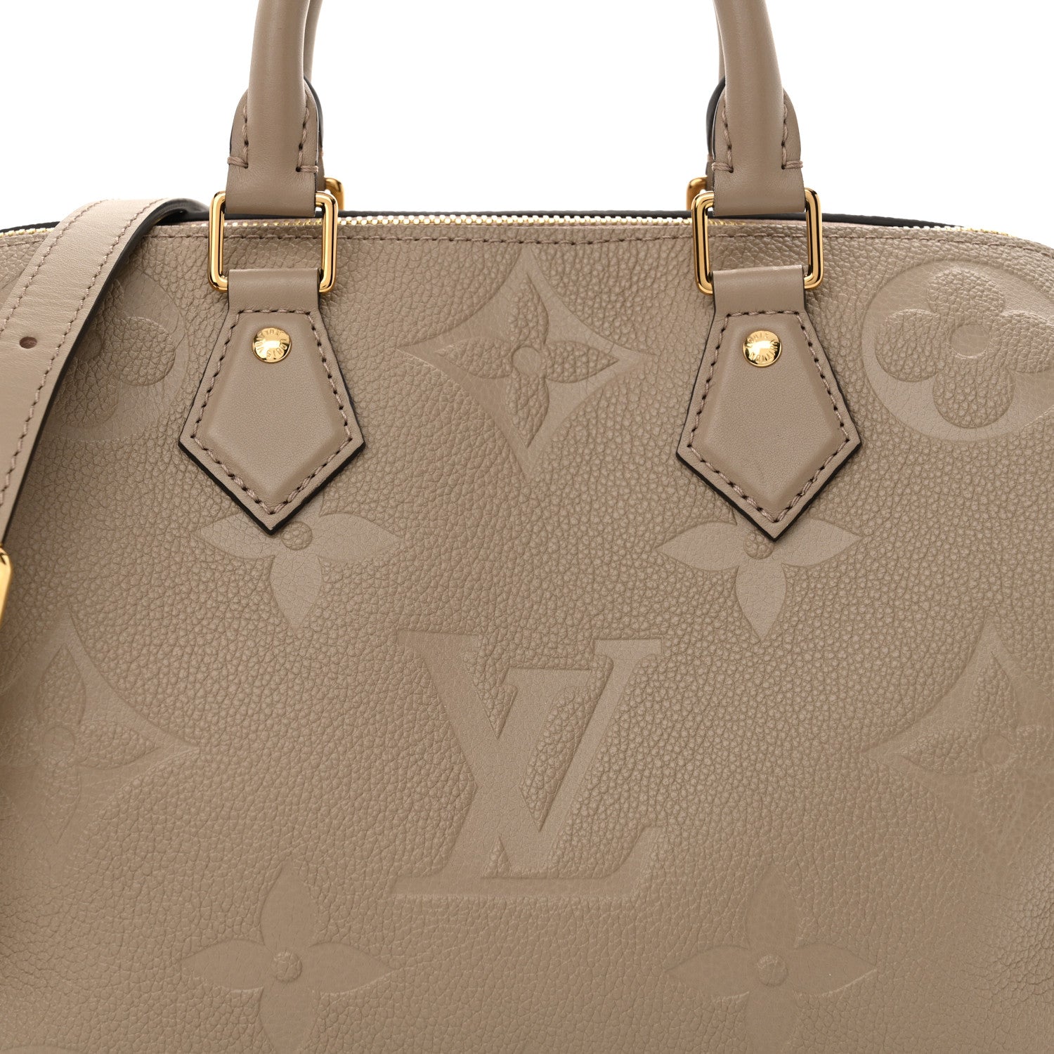 Louis Vuitton Empreinte Monogram Giant Speedy Bandouliere 25 Tourterelle 7 of 11