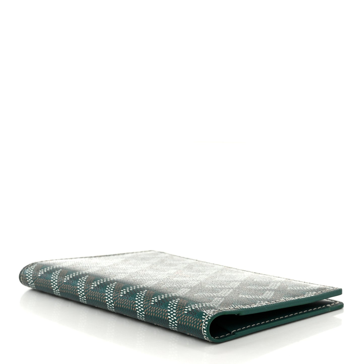 Goyardine Passport Wallet Green