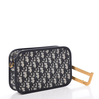 Christian Dior Oblique Diorquake Clutch Blue 3 of 8