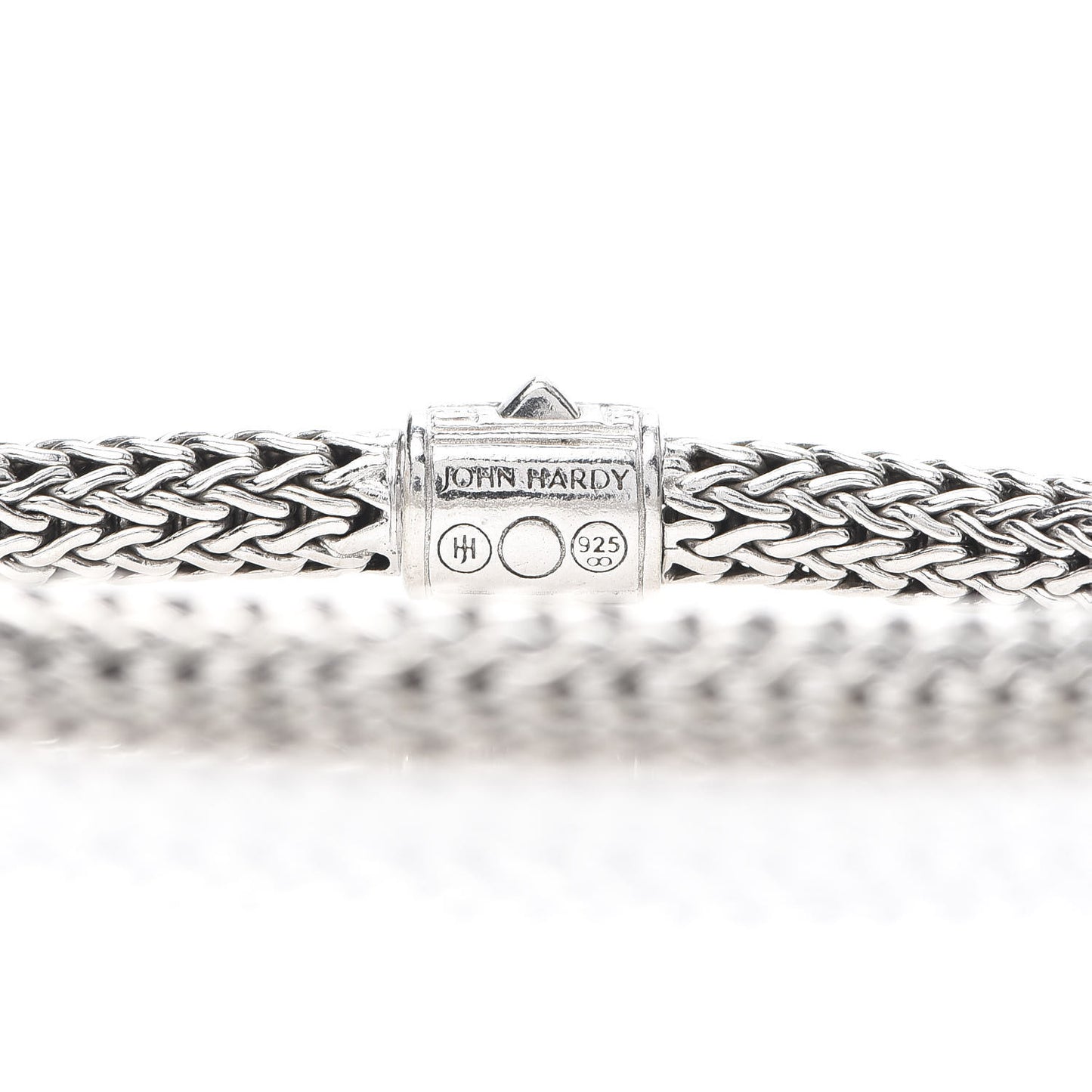 Sterling Silver Black Sapphire 6.5mm Classic Chain Bracelet