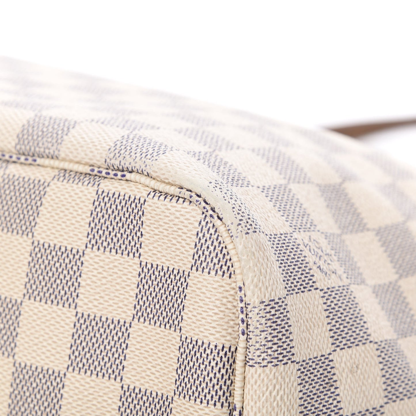 Damier Azur Neo Neverfull MM Rose Ballerine