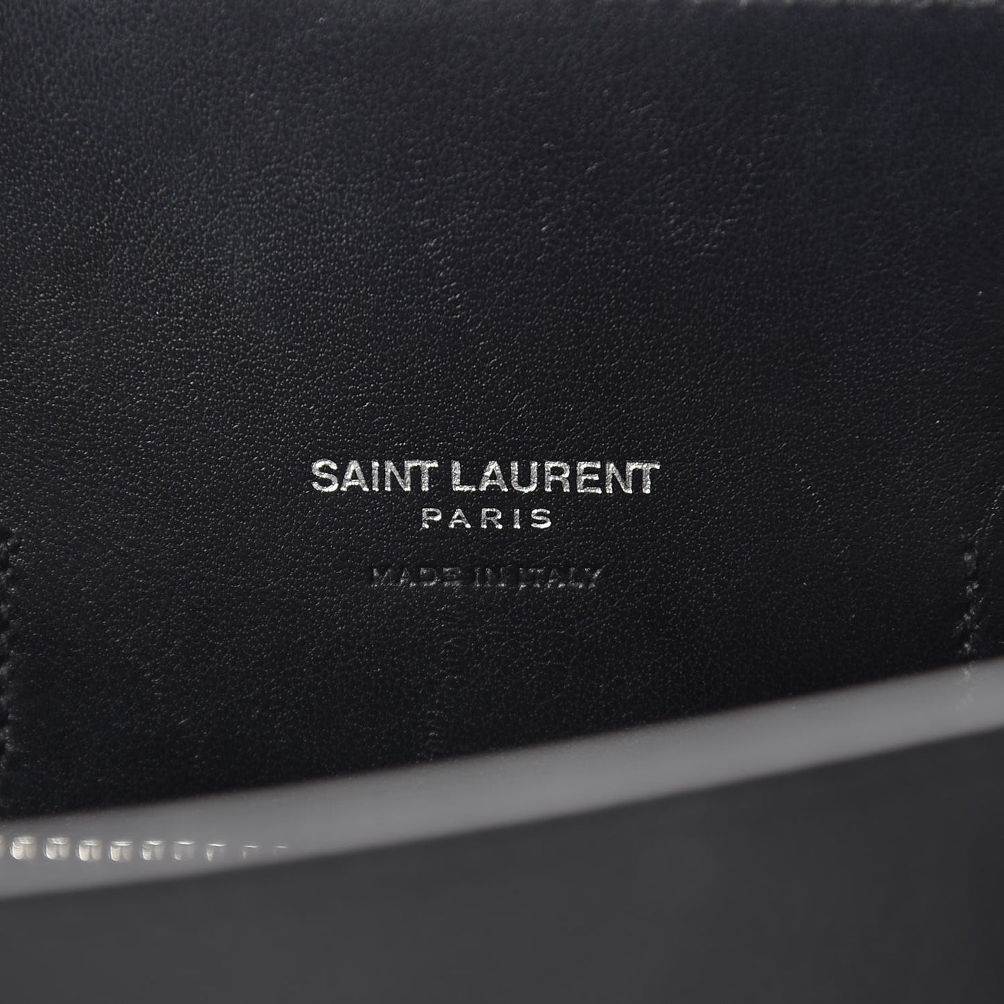 Grained Calfskin Baby Sac De Jour Black