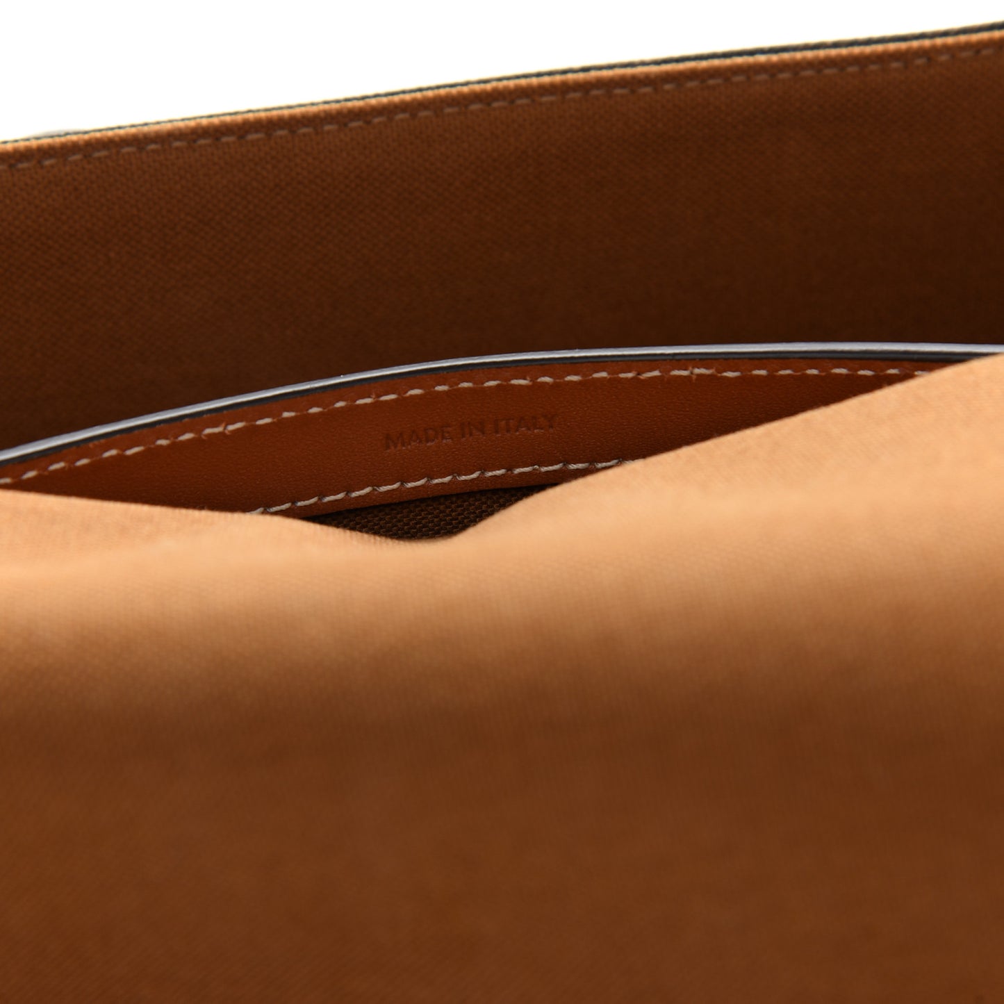 Triomphe Canvas Medium Folco Bag Tan