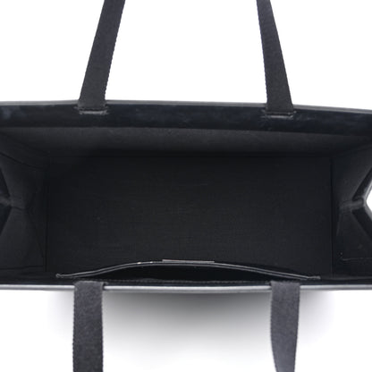 Valentino Garavani Printed Calfskin VLTN Tote Black 5 of 12