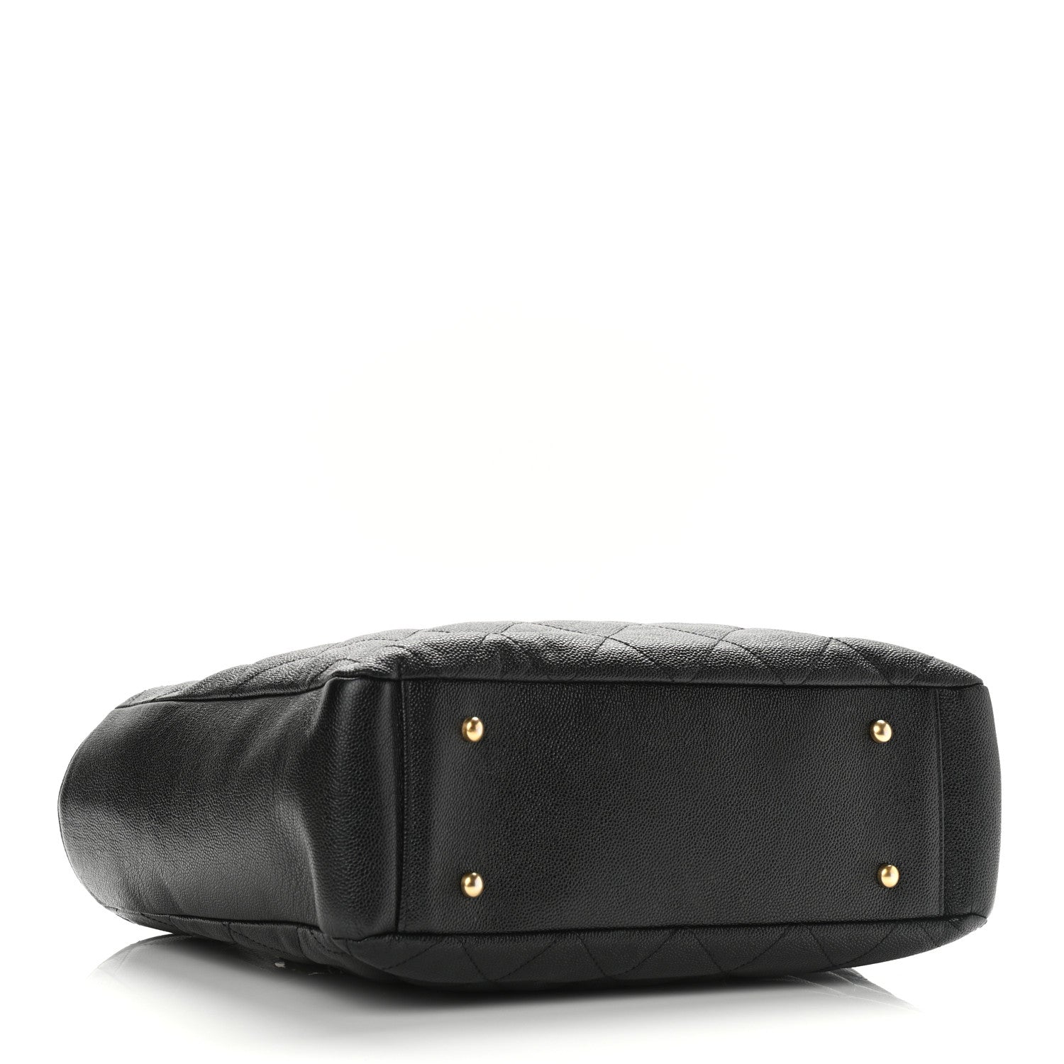 Chanel Caviar Quilted Small Shopping Tote Black 3 of 10