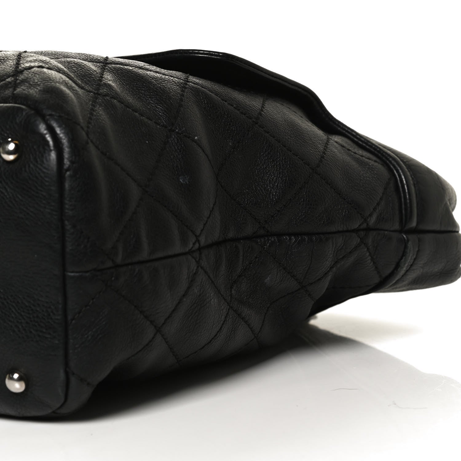 Chanel Calfskin Large Front Flap Tote Black 7 of 11
