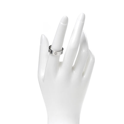 Cartier 18K White Gold 5.5mm LOVE Ring 57 8 2 of 5