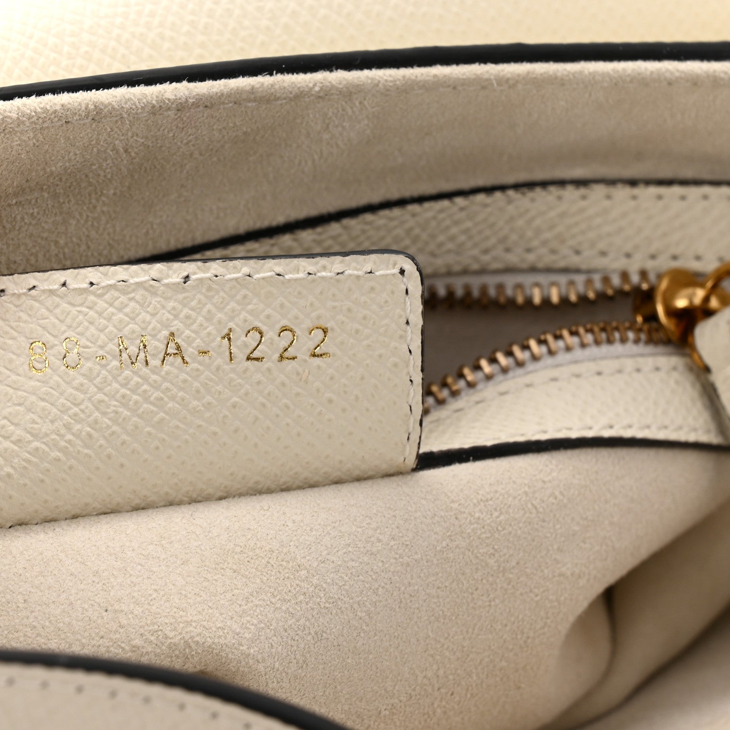 Christian Dior Grained Calfskin Saddle Bag With Strap Latte 7 of 11