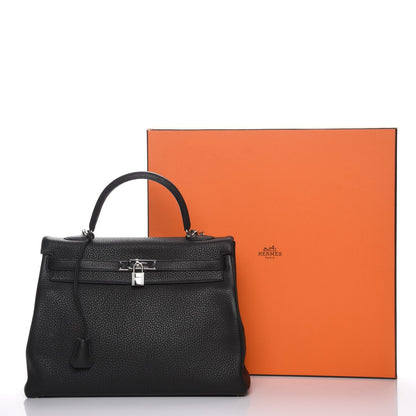 Hermes Togo Kelly Retourne 35 Black 29 of 29
