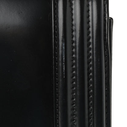 Chanel Glazed Calfskin Medium Boy Flap Black 12 of 12
