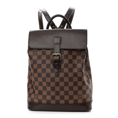 Louis Vuitton Damier Ebene Soho Backpack 1 of 10
