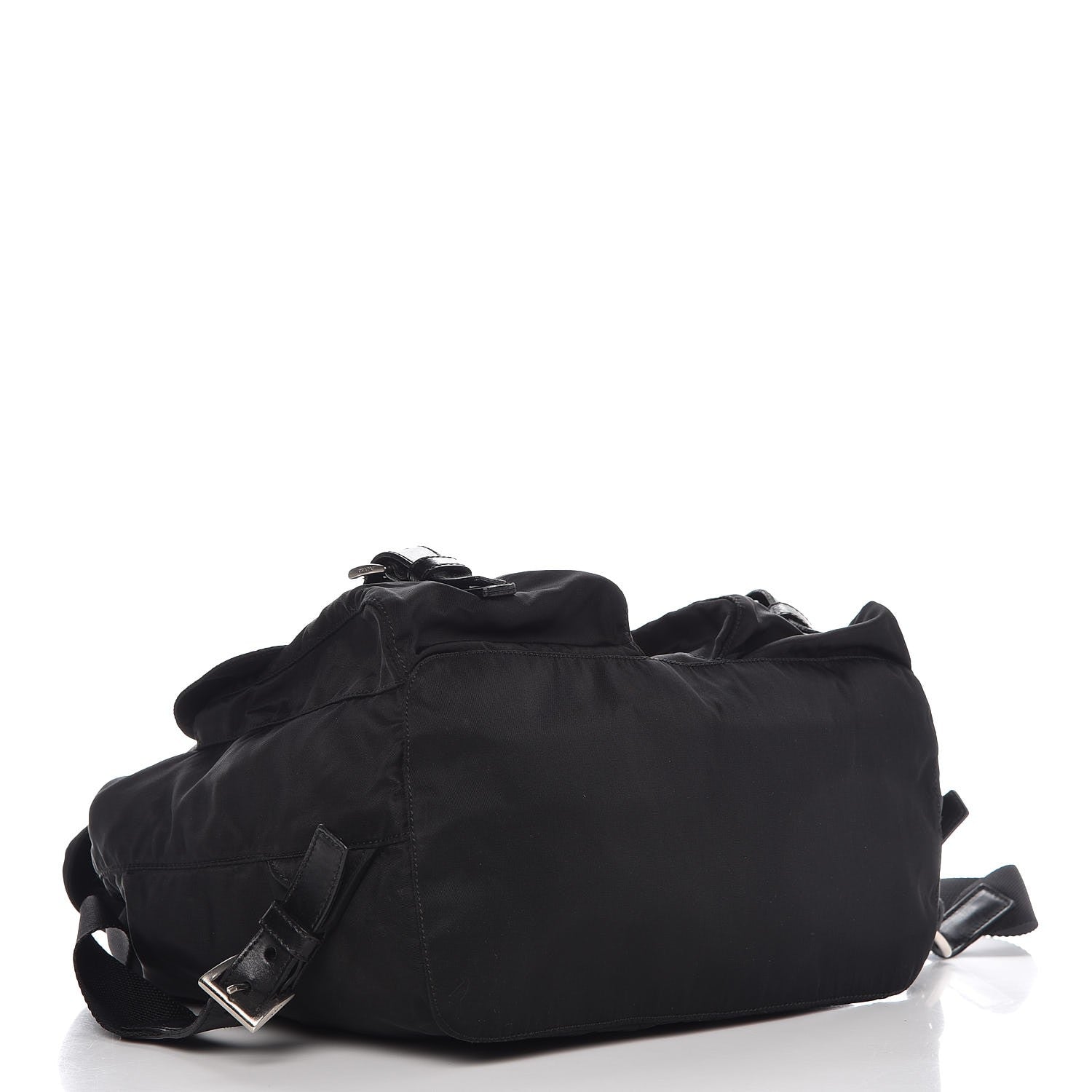 Prada Nylon Vela Medium Backpack Black 4 of 7