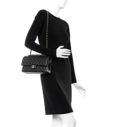 Chanel Caviar Quilted Medium Double Flap Black 3 of 9