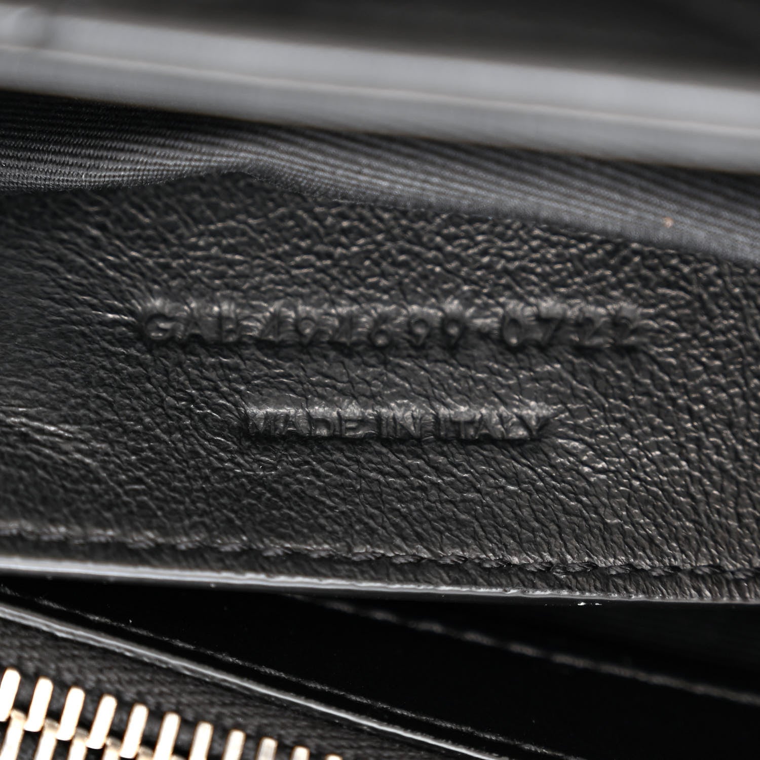 Saint Laurent Calfskin Y Quilted Monogram Small Loulou Chain Satchel Black 7 of 10